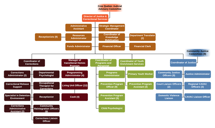 DOJCS Org Chart